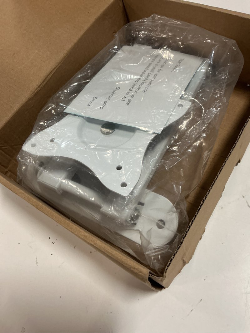 Condition photo showing New/Like New for wall mount compatible with echo show 15 (1st, 2nd gen)/21, rotate 360 degrees, tilt up down, swivel side to side, extend up to 17" from wall(white)