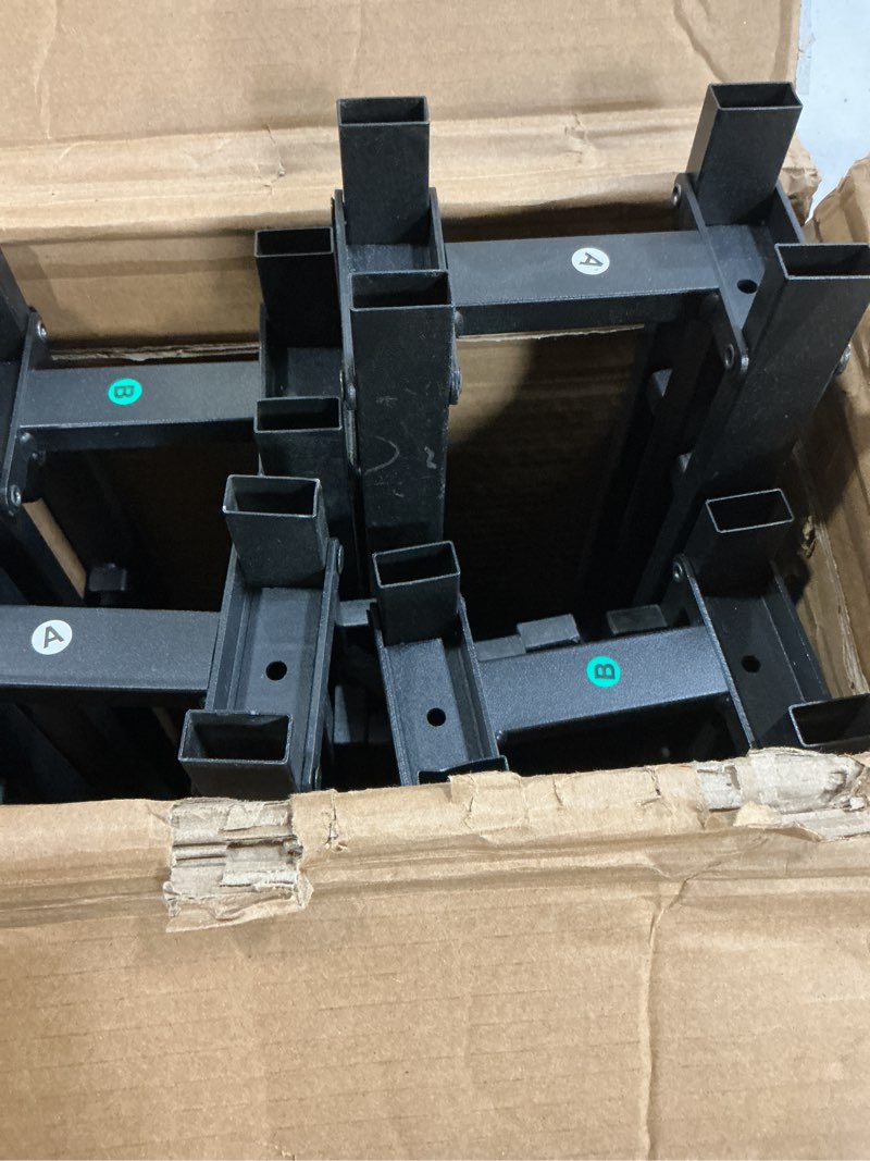 Condition photo showing As Is for Black metel platform bed frame (unknown size and model)(similar to stock photo)