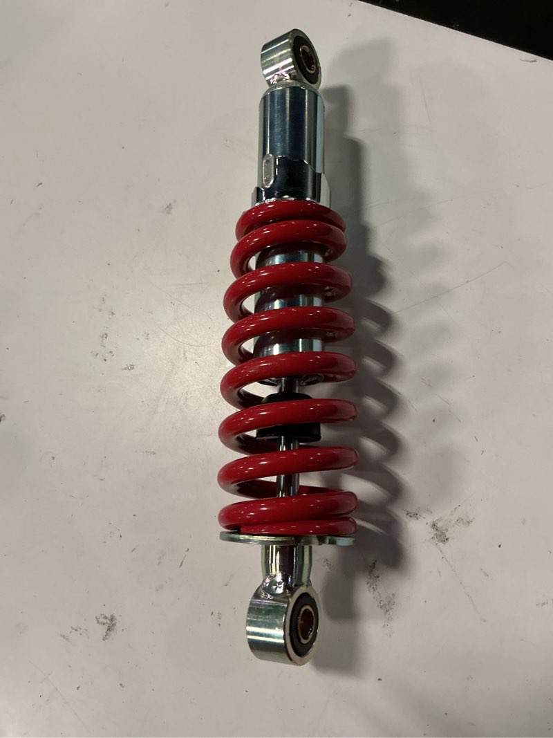Condition photo showing Good Condition for 260mm rear shock, 10-1/4" mono shock adjustable replacement for sdg ssr lifan 110cc 125cc 140cc 200cc 250cc pit dirt bike | durable adjustable rear suspension replacement shock compatible with lifan 110cc 125cc 140cc 200cc 250cc dirt pit bikes