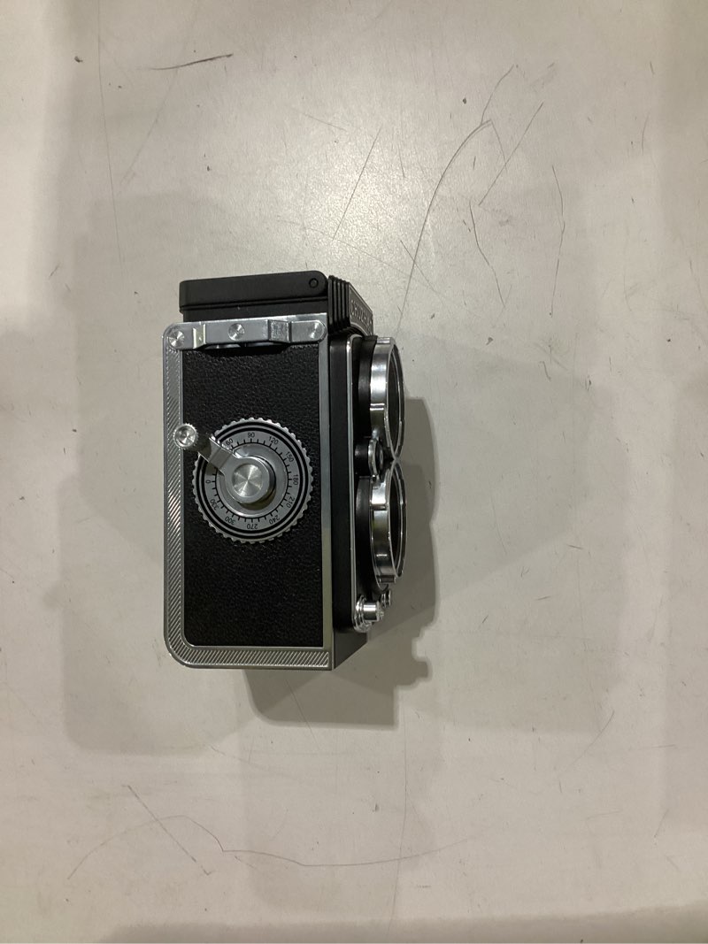 Condition photo showing Good Condition for chuzhao digital camera retro portable mini vintage camera digital tlr vintage old style camera with 12mp photos 1080p fhd video auto focus - black black black