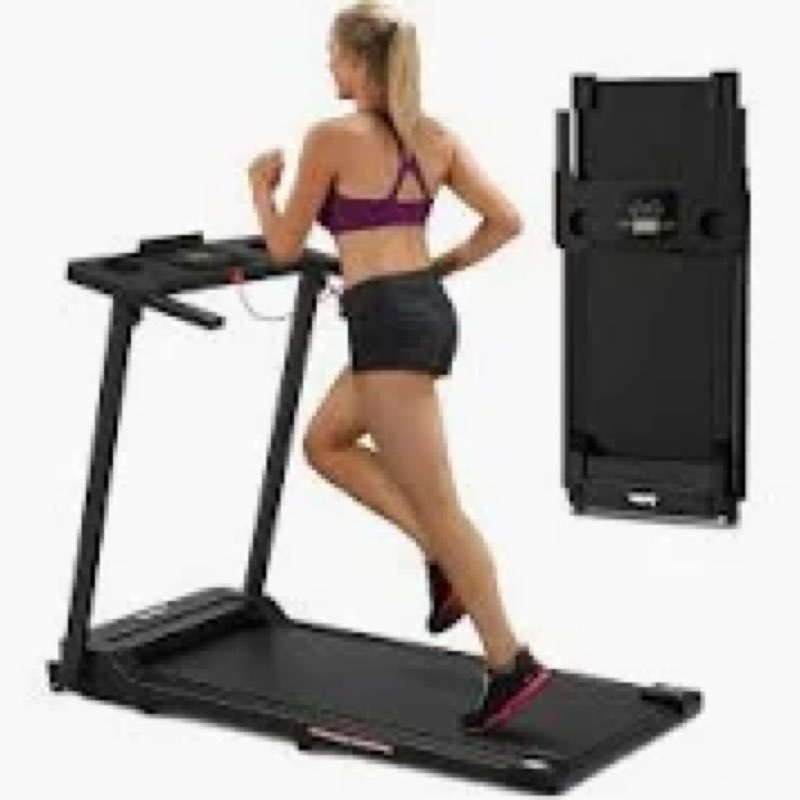 Treadmill with Handles, 2025 Upgraded Small Treadmills Home, Portable Electric Treadmills for Home 3