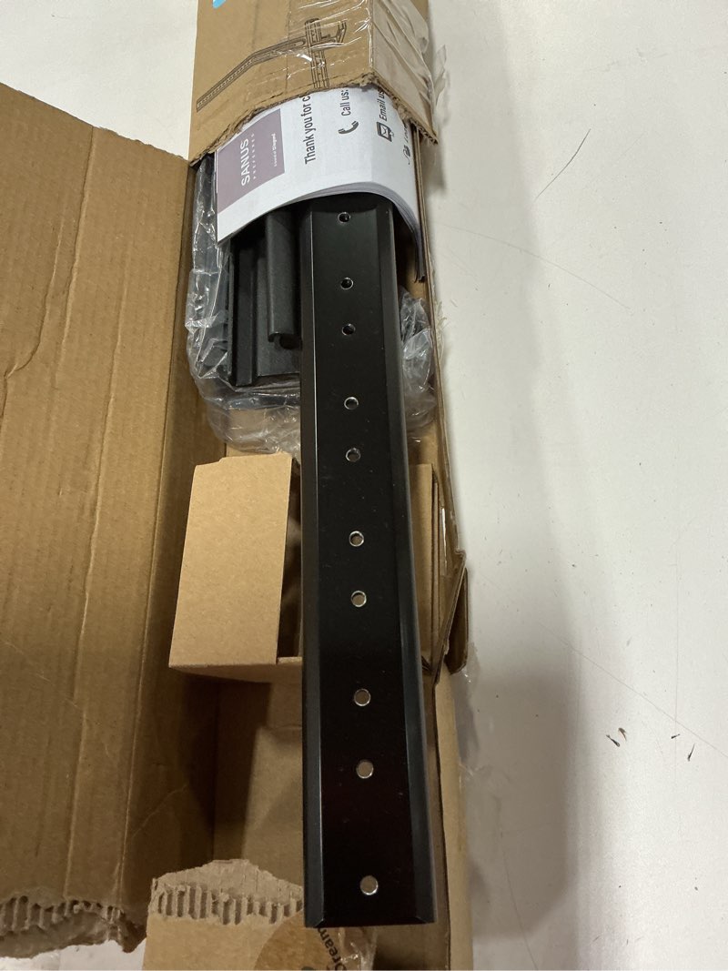 Condition photo showing As Is for Mounting Dream Soundbar Mount, Heavy Duty Soundbar Wall Mount for Sound Bars with Holes/Without Holes Up to 26.5 LBS, Soundbar Bracket Height Adjust, No-Slip Base Holder Extends 3.44”-6.06”, MD5428