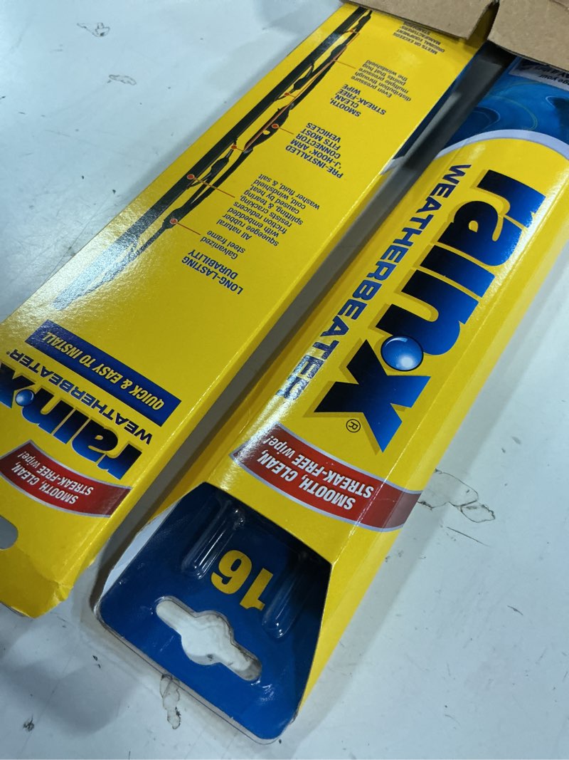 Condition photo showing Good Condition for rain-x 820147 weatherbeater wiper blades, 26" and 16" windshield wipers (pack of 2), automotive replacement windshield wiper blades that meet or exceed oem quality and durability standards