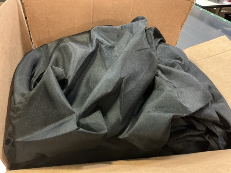 Condition photo showing As Is for Fitable 8 Pack Round Tablecloths: Stain Resistant Wrinkle Free Circle Table Clothes, Washable Reusable Polyester Table Covers for Wedding Party Birthday Banquet Reception(Black, 120 Inch) Black 120 In Round, 8 Pack