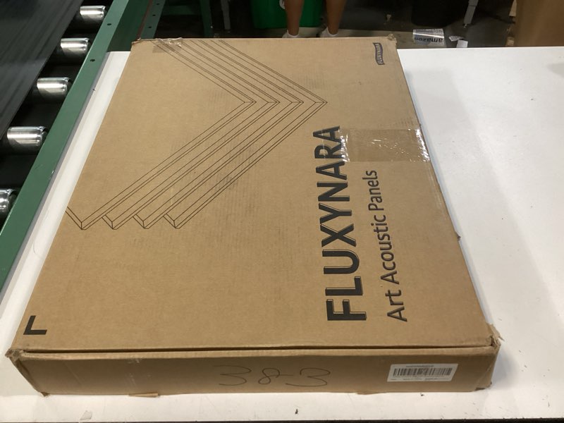 Condition photo showing New/Like New for wall art acoustic panels,70''×47''sound absorbing panels-8-pack with 60 adhesive tabs, decorative sound absorbing panels for living room and recording studio, offices-dawn embrace