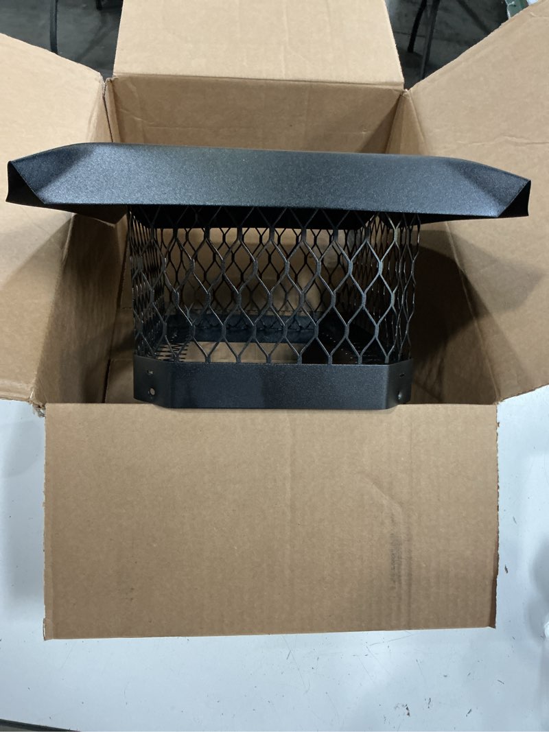 Condition photo showing As Is for hy-c shelter various in. powder coated steel chimney cap