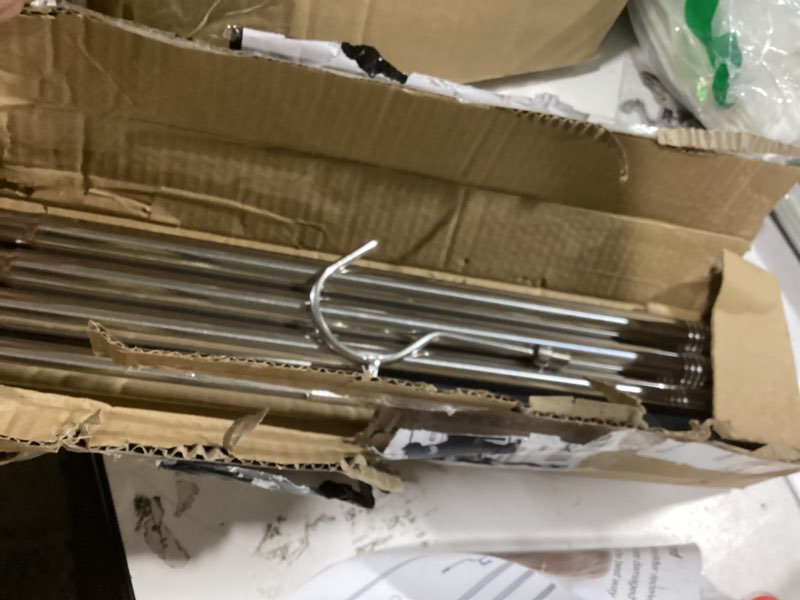 Condition photo showing Good Condition for clothes hook pole, adjustable from 28 inches to 74 inches, sponge handle,pick up clothes from high places,closet coat rack hook rod, used for blinds closets ceilings, strong yet lightweight.