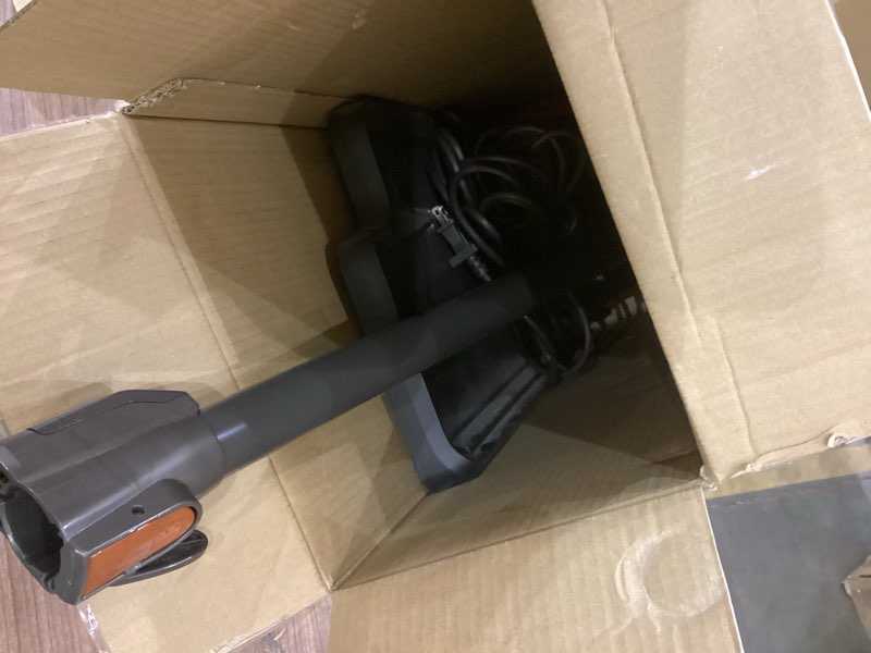 Condition photo showing As Is for Shark Rocket Ultra-Light Corded Bagless Vacuum for Carpet and Hard Floor Cleaning with Swivel Steering (HV301), Gray/Orange