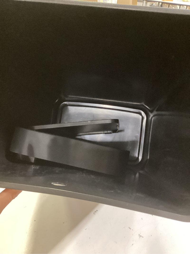 Condition photo showing Good Condition for mainstays 13.2 gallon kitchen sensor trash can, plastic motion sensor kitchen trash can, black
