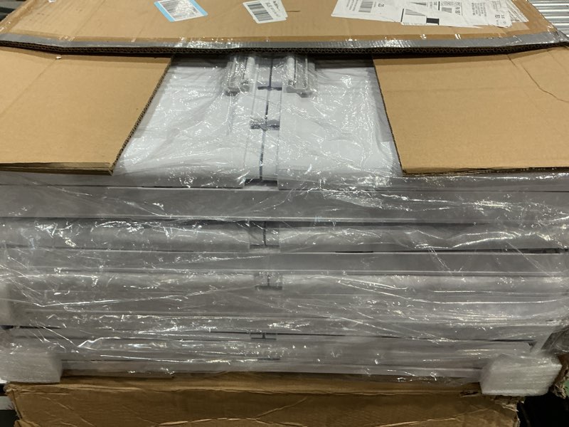 Condition photo showing Good Condition for sailun 145gal/580qt stackable storage bins folding collapsible storage bins with a lid, closet organizers and storage,white 26" w x 17" d x 71" h 5 pack-26" w x 17" d x 71" h white