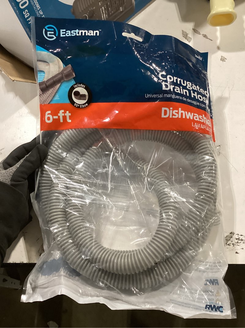 Condition photo showing Good Condition for EASTMAN 6-ft 5/8, 7/8, or 1 -in OD Inlet x 5/8 -in OD Outlet Polypropylene Dishwasher drain hose