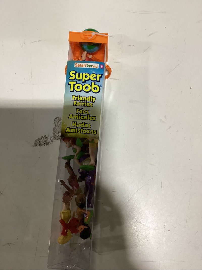 Condition photo showing New/Like New for Safari Ltd. Friendly Fairies Super TOOB - 10 Adorable Fairy Figurines - Detailed Hand-Painted Toy Figures For Boys, Girls & Kids Ages 3+
