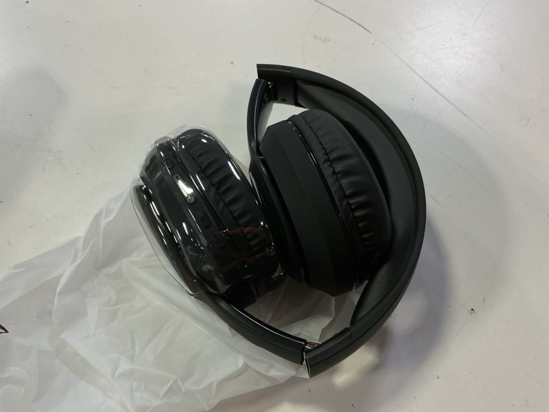 Condition photo showing New/Like New for tuneflux wireless bluetooth headphones over ear, 80h playtime, 3eq sound modes, hifi stereo headphones with deep bass microphone, foldable bluetooth 5.3 headsets for smartphone/pc/computer black