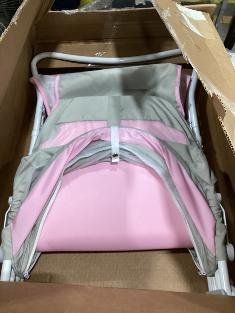 Condition photo showing Good Condition for dream on me karley bassinet in grey and pink grey/pink