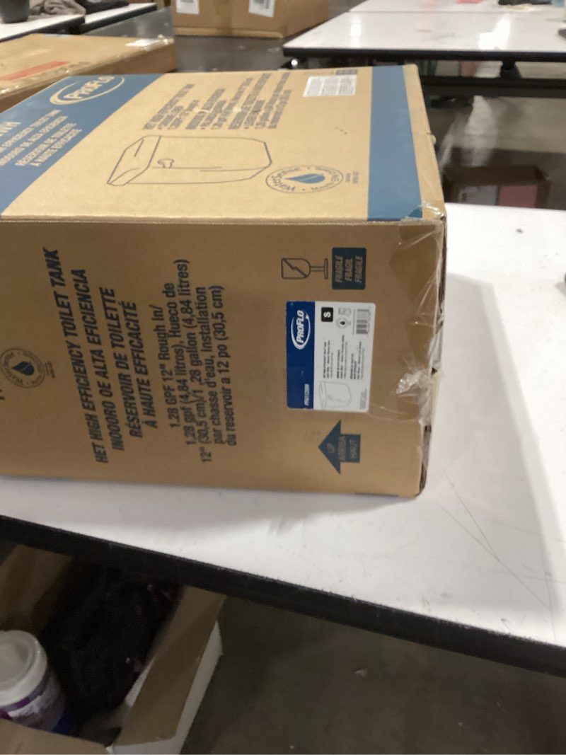 Condition photo showing New/Like New for proflo pf6112 calhoun toilet tank only - less seat - white