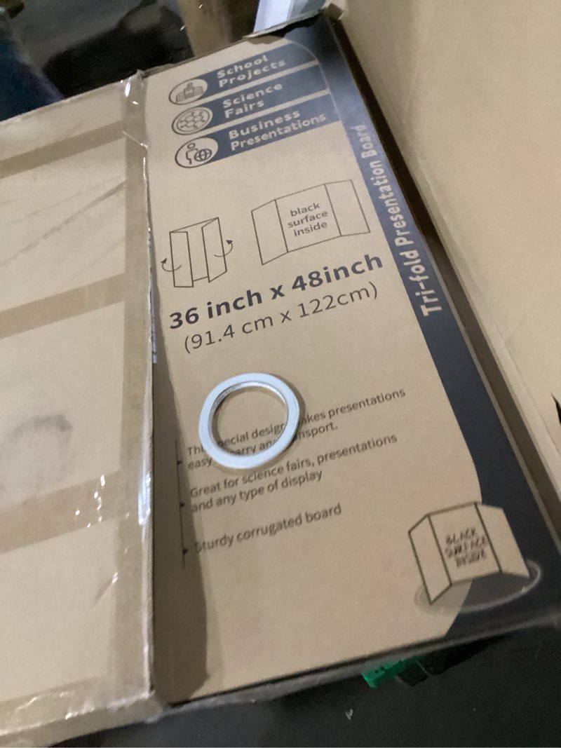 Condition photo showing Good Condition for flipside products 36” x 48” project boards for presentations, science fair, school projects, event displays and trifold picture board, proudly made in usa - clay white - 24 pack 24 pack clay white