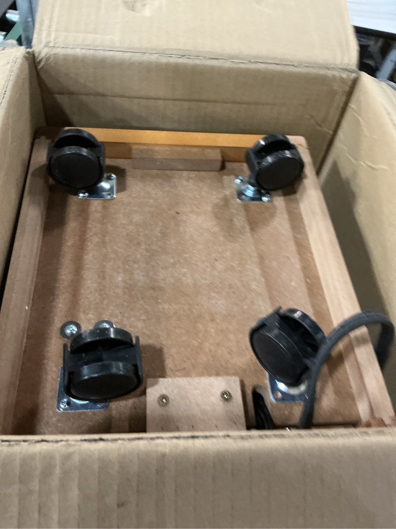 Condition photo showing As Is for Dr Infrared Heater DR-968 Portable Space Heater, 1500-Watt, Cherry Cherry Original