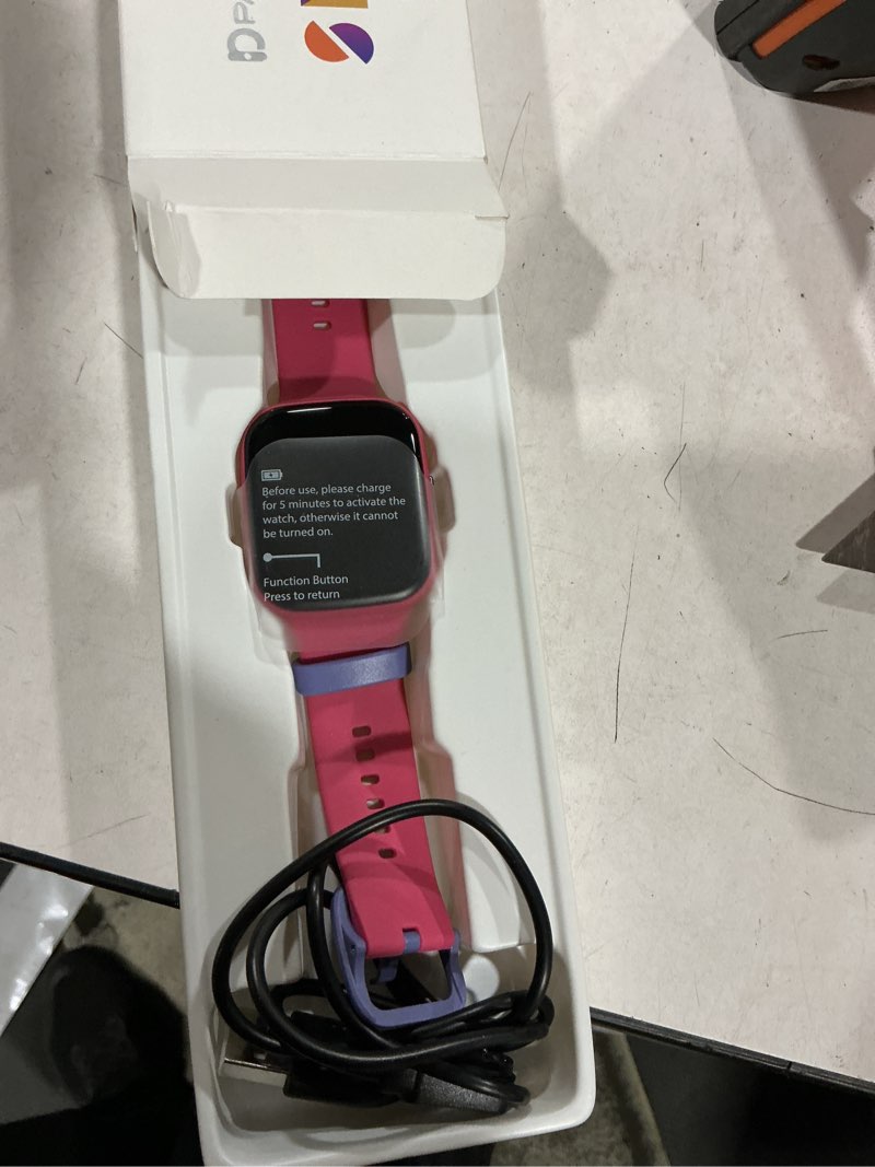 Condition photo showing Good Condition for parsonver kids smart watch with parent-child task & reward system, fun fitness tracker with 20 sports modes, heart rate & sleep monitor, ip68 waterproof, great birthday gifts for boys girls 5-16, pink