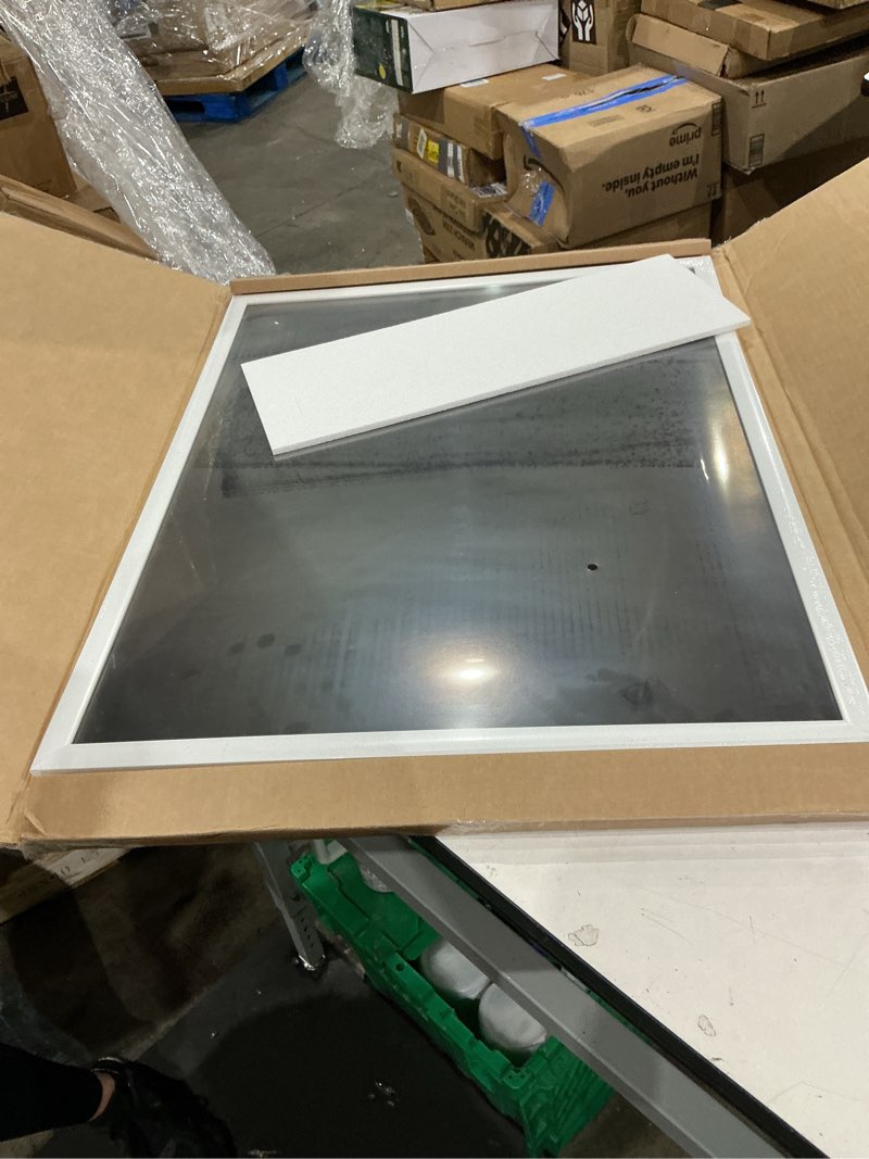 Condition photo showing New/Like New for mcs 24x30 puzzle frame for finished puzzles, white vertical & horizontal wall-mounted large picture display for preservation (1-pack) 24 x 30 in or smaller white