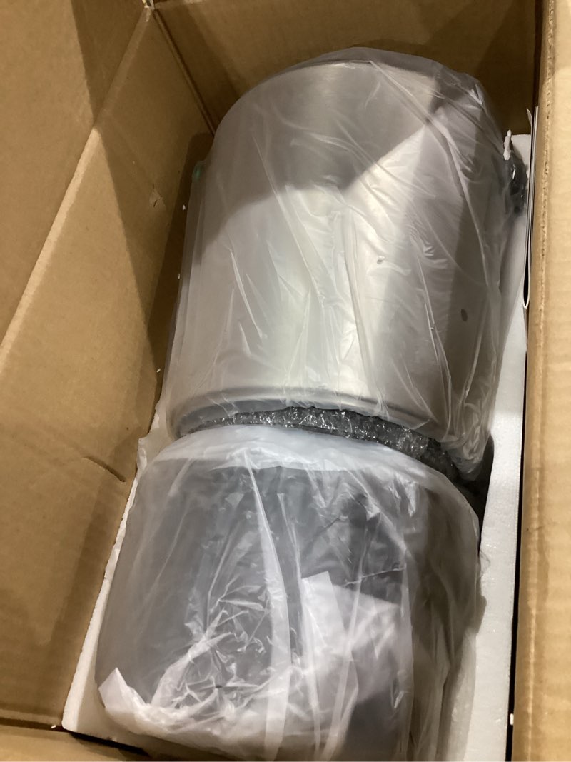 Condition photo showing New/Like New for VEVOR Water Distiller, 4L 1.05 Gallon Pure Water Purifier Filter for Home Countertop, 750W Distilled Water Maker, Stainless Steel Interior Distiller Water Making Machine to Make Clean Water, Silver Silver -Upgrade