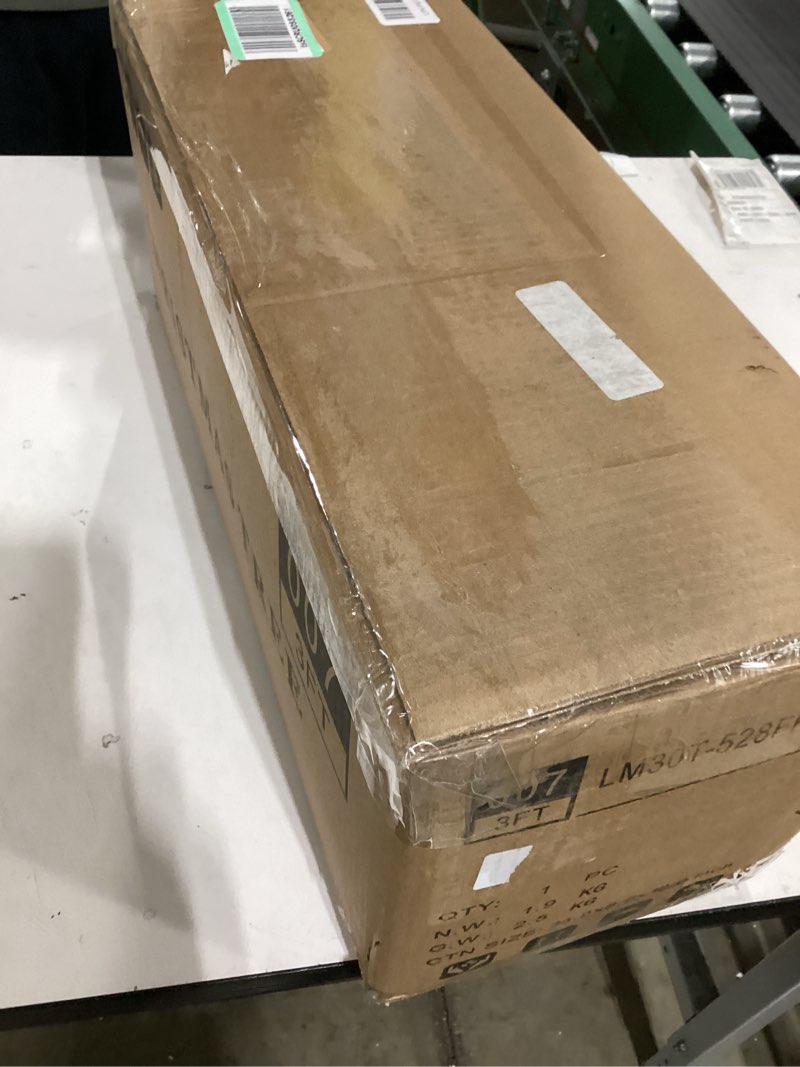 Leheyhey Prelit Flocked Christmas Tree, Artificial Small Christmas Tree with Led Lights, Frosted LED