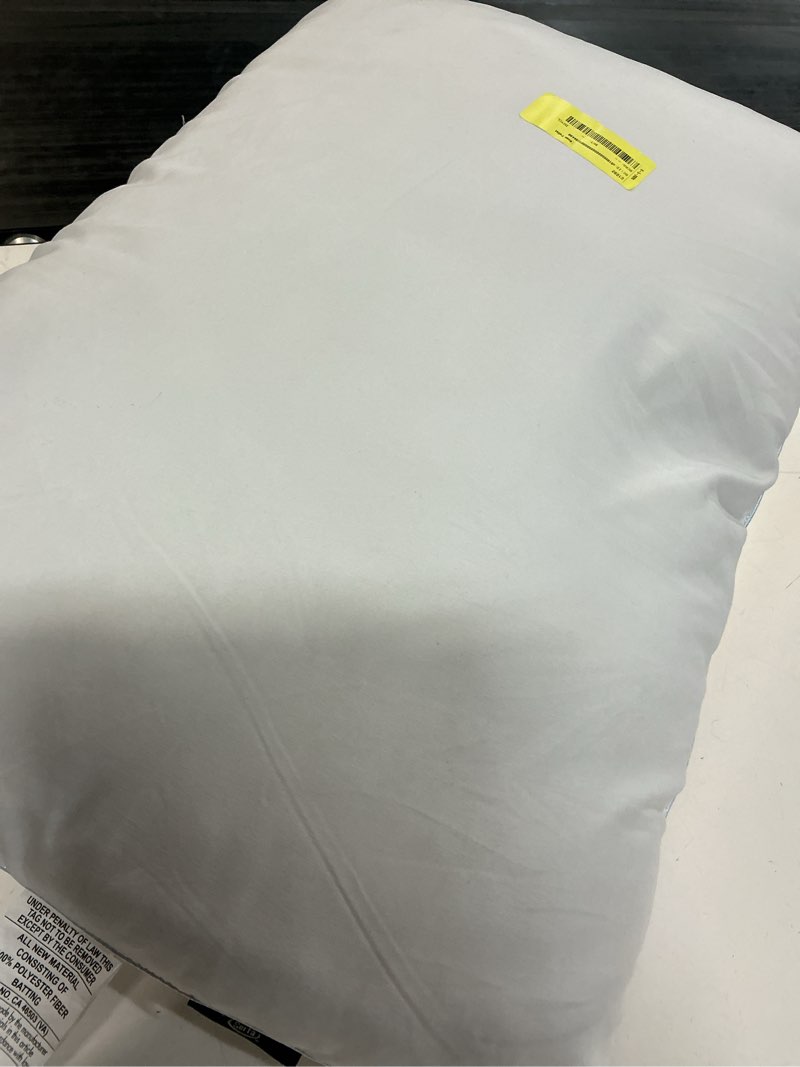 Condition photo showing As Is for serta perfect sleeper comfy sleep eco-friendly bed pillow standard/queen (2 pk)