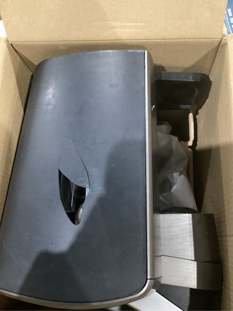 Condition photo showing As Is for Keurig K-Elite Single Serve K-Cup Pod Coffee Maker, with Strength and Temperature Control, Iced Coffee Capability, 8 to 12oz Brew Size, Programmable, Brushed Silver