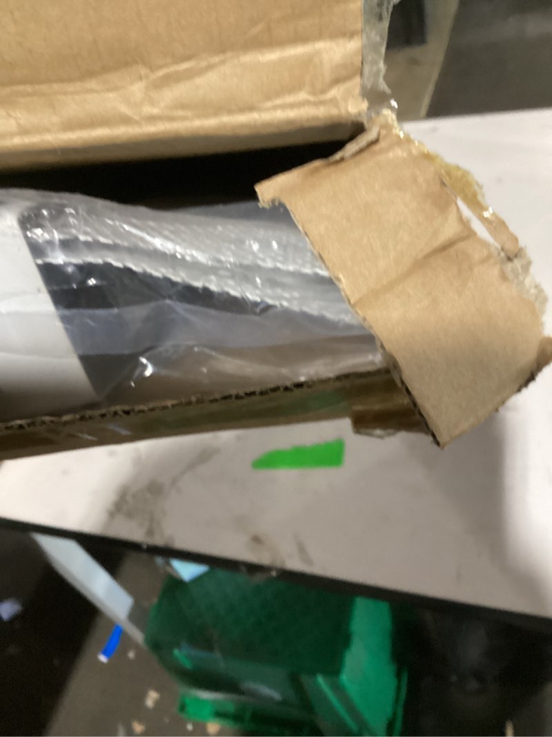 Condition photo showing New/Like New for 6ft steel easy slip-on baseboard heater cover, no end caps, for bathroom & hydronic system for extending cover, white cover 6ft ?no end caps?