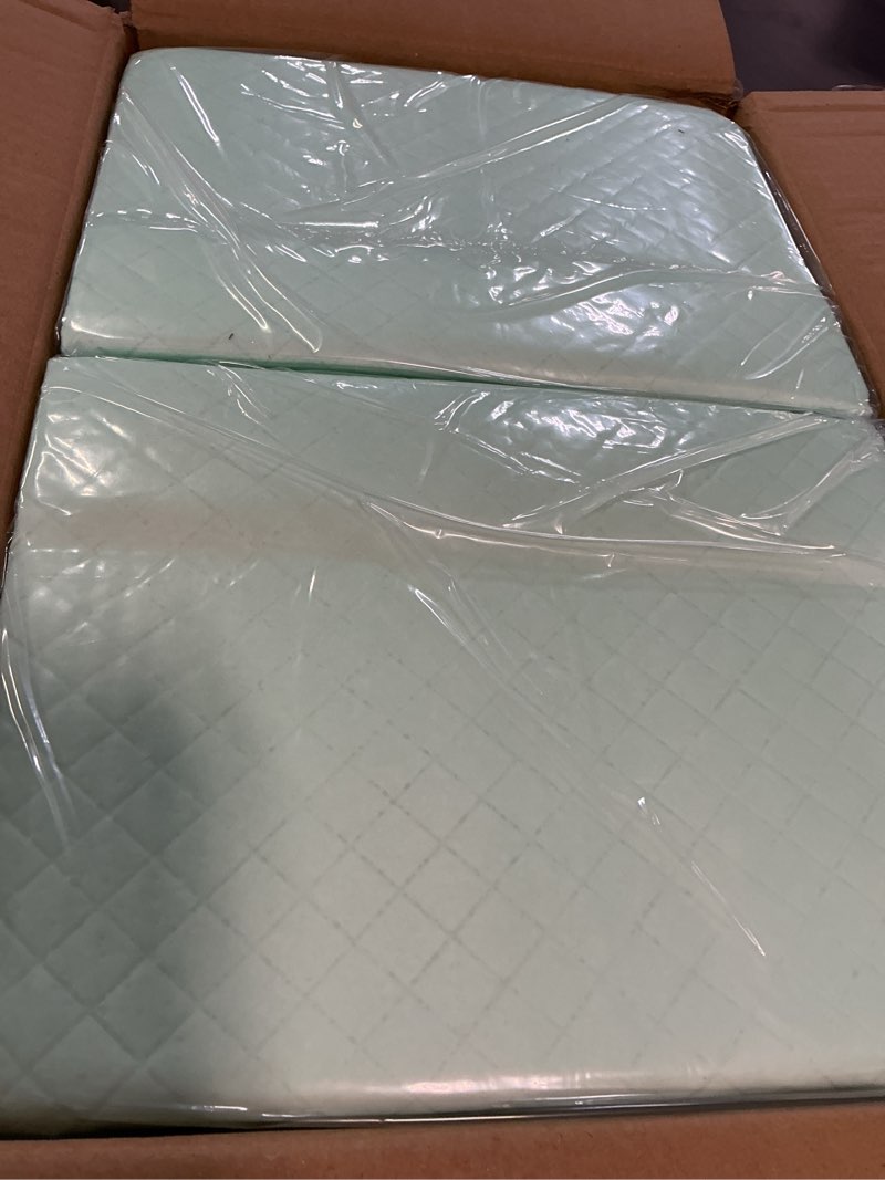 Condition photo showing New/Like New for medline super absorbent underpad, 36" x 36", 50 count, extra large disposable incontinence pads, protective bed pads, chucks, for kids, adults, elderly, furniture & surface protection pee pad 36 inches x 36 inches (50 count)