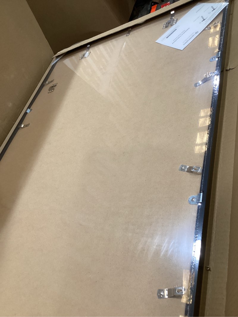 Condition photo showing Good Condition for upsimples 24x36 poster frame, display pictures 20x30 with mat or 24 x 36 without, wall hanging picture frames, black, 1 pack black 24x36