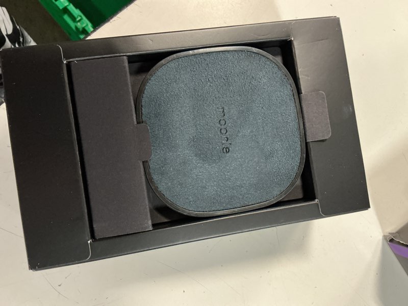 Condition photo showing Good Condition for mophie wireless charging pad 15w wireless charger with ac power adapter included - wireless charger compatible with iphone, samsung galaxy, note, pixel devices - black