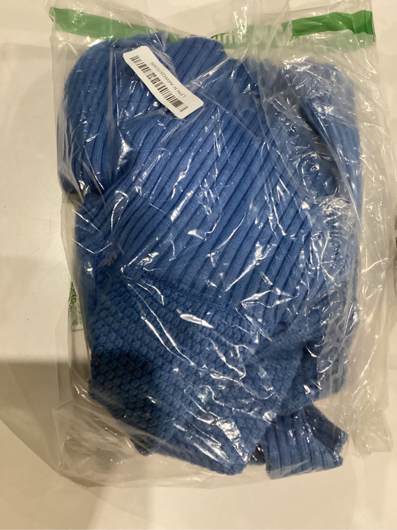 Condition photo showing Good Condition for cyeollo 3XL Dog Sweaters for Large Dogs Boy, Stretchable & Cozy Warm Knit Doggy Sweater with Sleeves Turtleneck Fall Winter Cold Weather Big Dog Clothes Like Doberman Labrador, Blue XXXL XXX-Large Light Blue