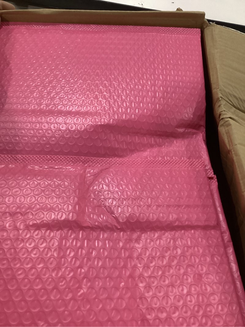 Condition photo showing Good Condition for powerking pink bubble mailers 8x10 inch padded envelopes 50 pack | strong self-seal, waterproof poly bag, cushion shipping envelopes, for mailing jewelry & makeup, small business packaing pink 8'' x 10'' - 50pcs