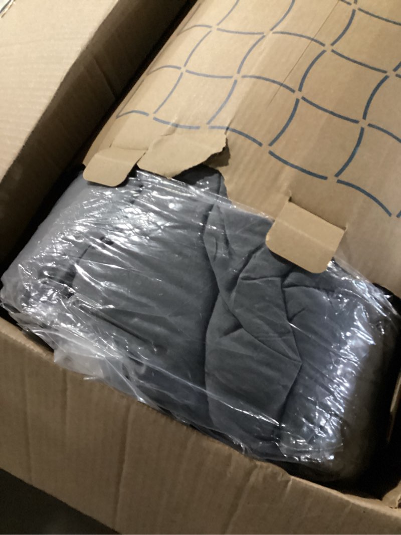 Condition photo showing New/Like New for Bedsure Queen Size Comforter Set, Reversible Grey Soft Prewashed Bedding for All Seasons, 3 Pieces Warm Down Alternative Bed Set, 1 Lightweight Comforter (90"x90") and 2 Pillowcases (20"x26") Queen(90"x90") 43 - Dark Grey/Grey