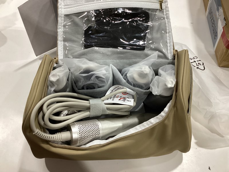 Condition photo showing Good Condition for ukliss 6-in-1 hot air hair styler with 110,000 rpm high-speed hair dryer auto curling wrap round blow dryer brush create volumizing waves and straight styles included travel case high speed 6-in-1