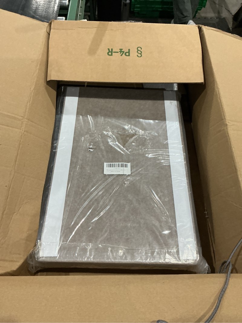 large bulletin board, 48 x 36 inches felt board pin board for wall, 4pcs foldable decorative large cork board with self-adhesive tape, photo display board for office, includes 20 push pins, beige beige 48" x 36"