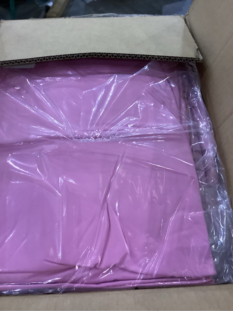 Condition photo showing New/Like New for KUB Mattress Topper&Cooling Mattress Protector Bed Fitted Sheet Set, Deep Pocket&4 Elastic Bands, Triple Anti-Slip, Back Pain Relief, Breathable Soft 2 inch Mattress Pad Cover (Pink, Twin) Pink Twin