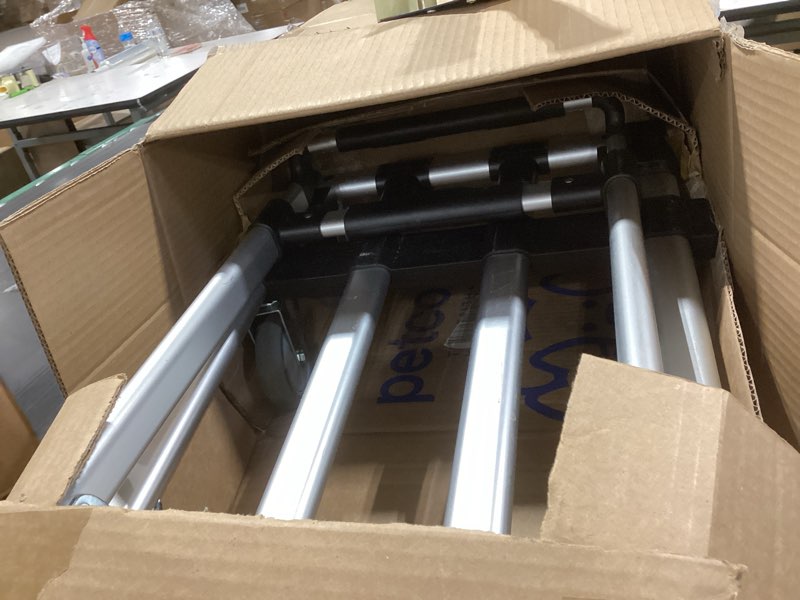 Condition photo showing Good Condition for KEDSUM 500LBS Push Cart Dolly, 31" Expandable Platform Hand Truck with 6 Wheels, 100% Aluminum Lightweight Foldable Push Cart, Heavy Duty Folding Cart for Shopping, Moving, Office Use