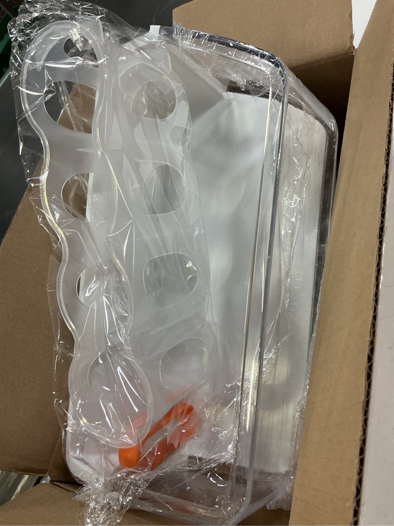 Condition photo showing Good Condition for upgraded da97-17255a refrigerator door bin compatible with samsung refrigerator door shelf replacement,right fridge door shelf parts ap6784023, rf265beaesg/aa, rf265beaesr/aa, rf262beaesr door shelves da97-17255a samsung right door bin