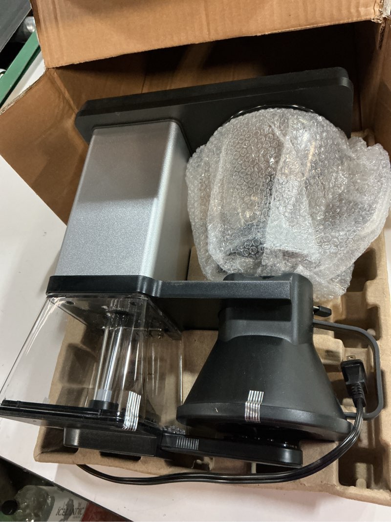 Condition photo showing Good Condition for SimplyGoodCoffee Coffee Maker / Coffee Machine. 8 Cup Automatic Drip Pour Over Coffee Brewer. Easy To Use, Gold Cup Standard. Black/Stainless Steel The Brewer Glass Stainless Steel/Black