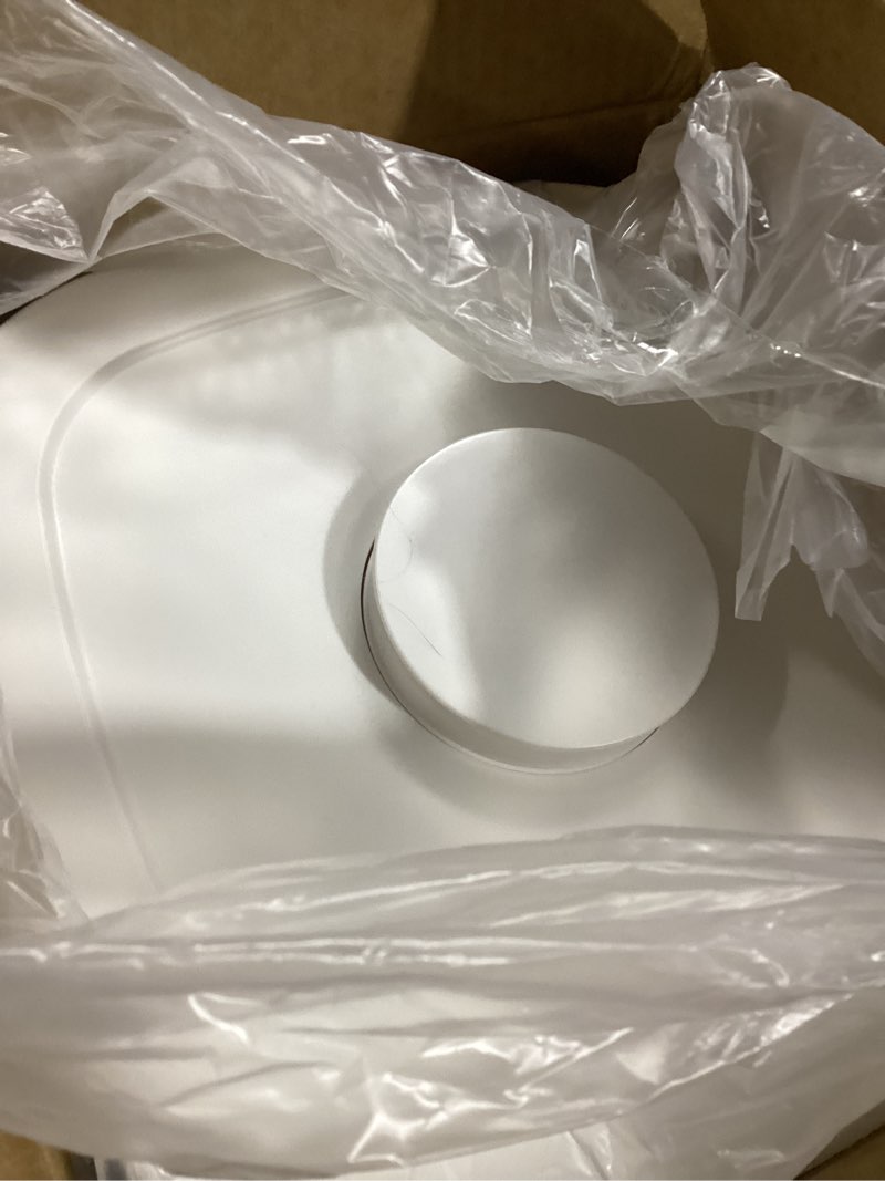 Condition photo showing Good Condition for Airtight Rice Container 20 Lbs, Clear PET Plastic Food Storage Container Bin For Flour Sugar, Dry Food Holder with Easy Locking Lid for Kitchen Pantry Organization and Storage 10.56Qt-Square