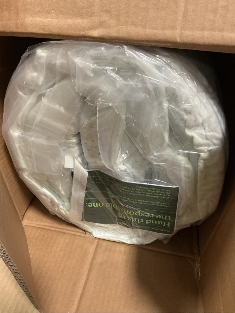 Condition photo showing New/Like New for ZINUS 5 Inch Memory Foam Mattress, Narrow Twin, Fiberglass-Free, Medium Firmness, Day, Trundle & Bunk Bed Compatible, Certified Safe Foams & Fabric, Mattress in A Box, White White 75“ x 30" 5 Inch