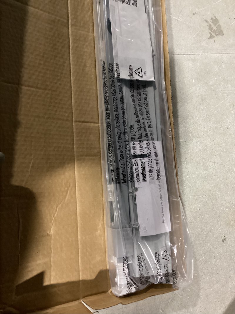 Condition photo showing Good Condition for UNISHADES No Drill Blinds for Windows 1" Vinyl L-Shaped Slats Cordless Mini Blinds for Home, for Win