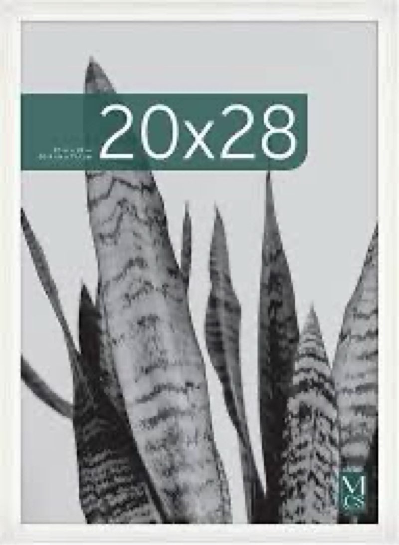 MCS Studio Gallery 20x28 Poster Frame Natural Woodgrain Engineered Wood, Vertical & Horizontal Wall 