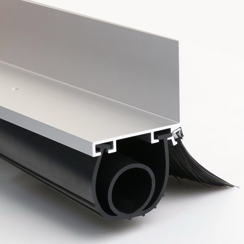 professional garage door seal kit fit for steel/wood doors, aluminum garage door seal track with 2" 