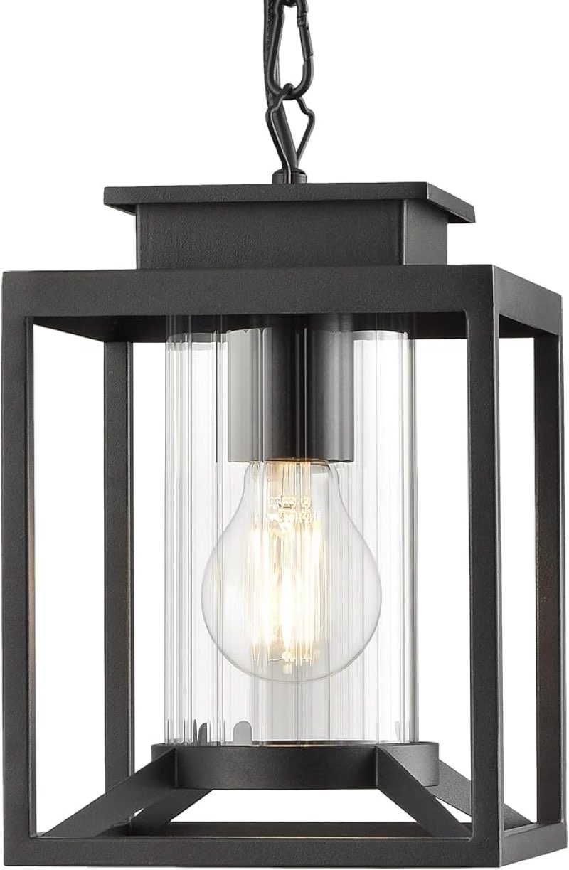 Sosimo 1 - light 12.5\" H Black Outdoor Pendant