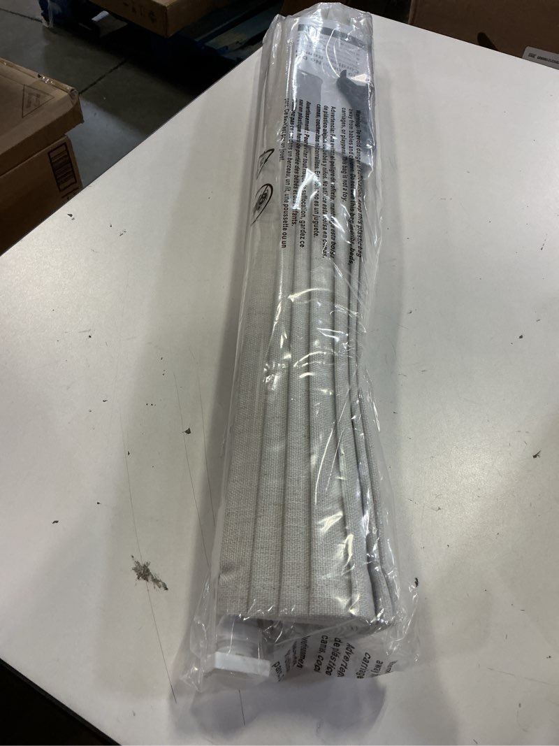 Condition photo showing Good Condition for lazblinds no tools no drill cordless roman shades for windows, blackout thermal insulated uv blocking window blinds, room darkening fabric blinds for indoor windows, 24'' w x 48'' h, off white blackout - off white 24" w x 48" h