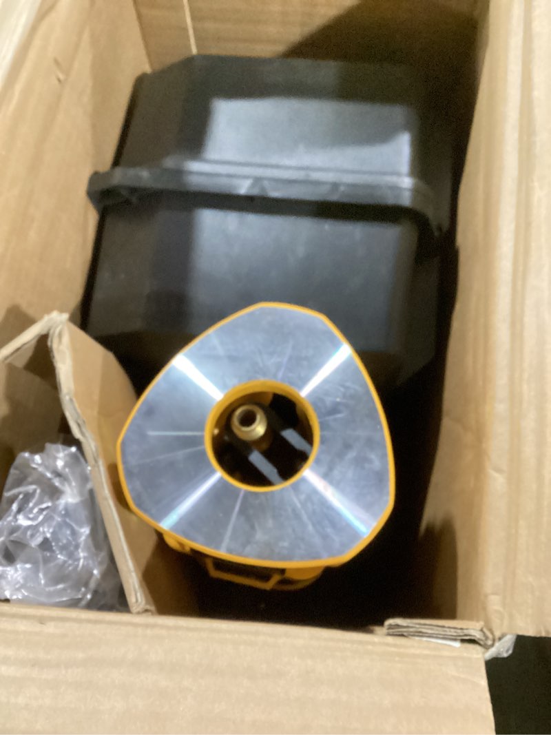Condition photo showing As Is for dewalt dw096pk 26x automatic optical level kit with tripod, rod, and carrying case, yellow