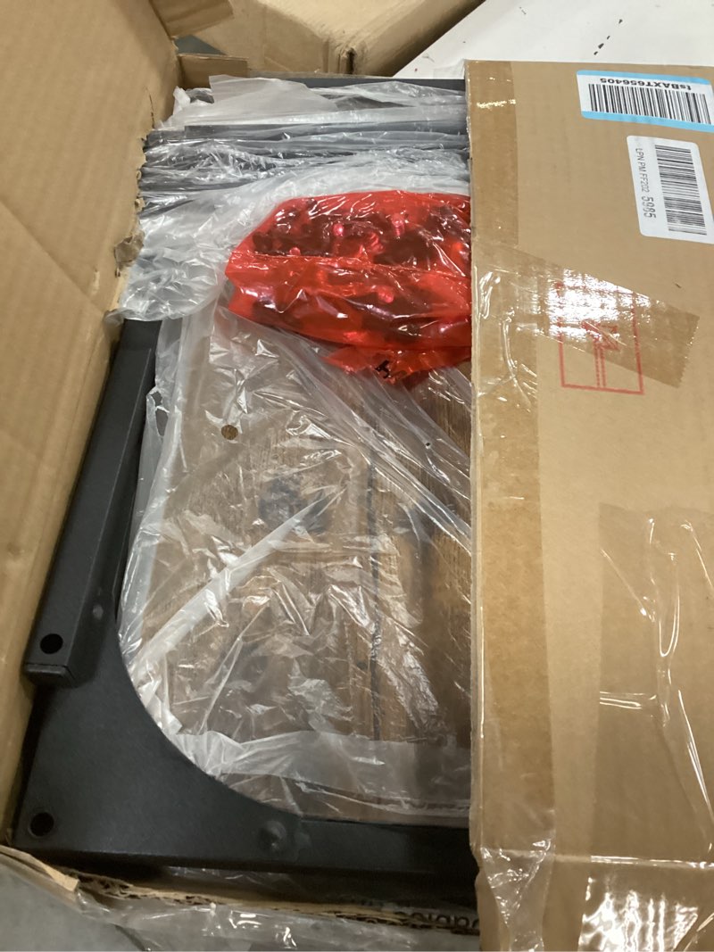 Condition photo showing Good Condition for C Table Side Table Set of 2 - Couch End Tables Farmhouse Living Room Sets, Rustic Brown (YH017-30BN)