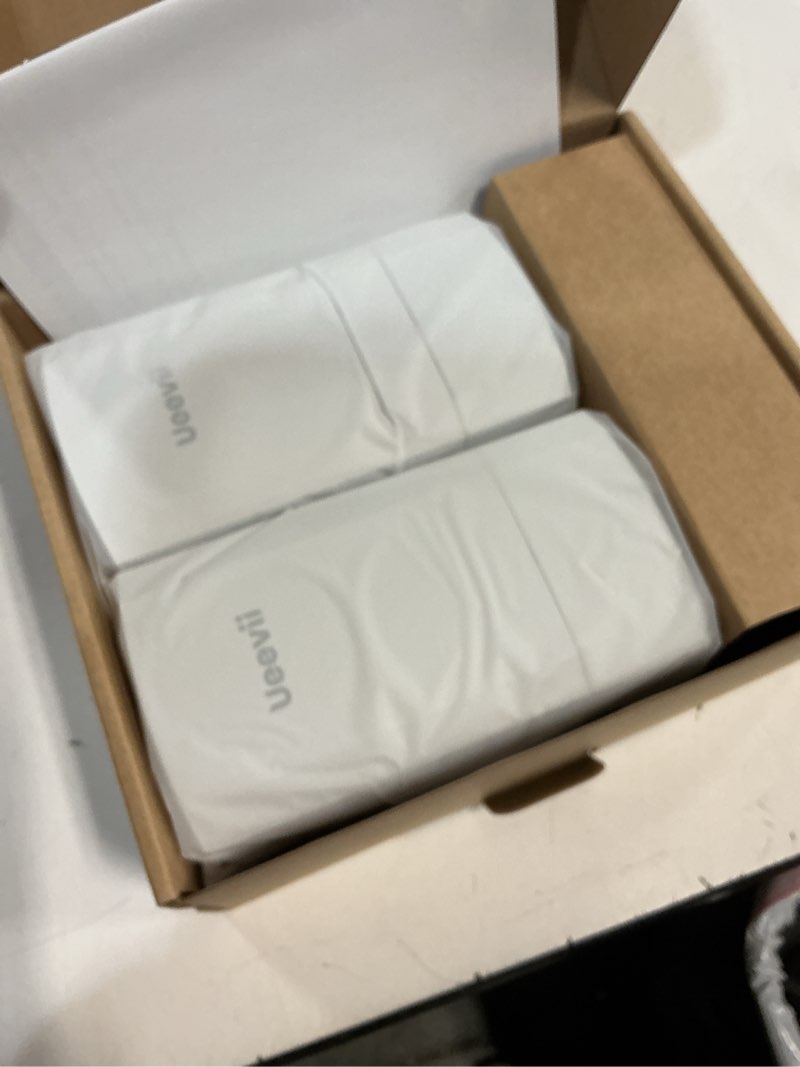 Condition photo showing New/Like New for Wireless Bridge, UeeVii 5.8G Point to Point WiFi Bridge, 2KM Long Range Outdoor CPE with 2x100Mbps LAN Ports, 24V PoE Injector, Ideal for Barn, Garage, or Shop Network Extension White